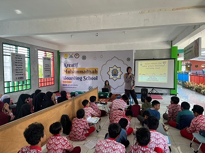 Cegah Kekerasan Seksual Terhadap Anak Personil Polres Bontang Laksanakan Sosialisasi di Sekolah