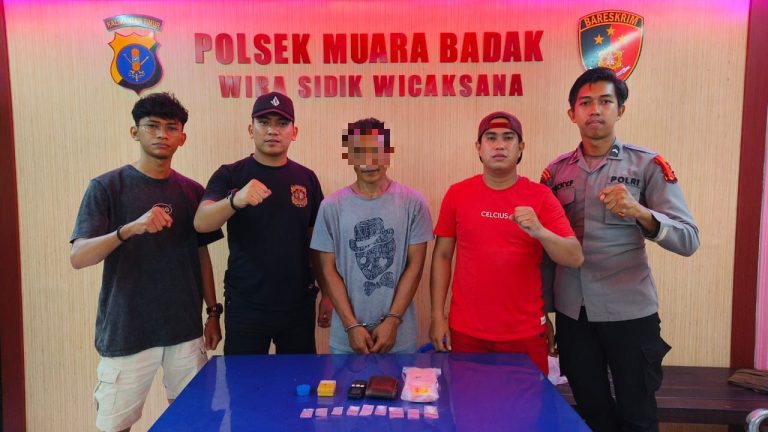 Edarkan sabu di Kebun Sawit di Bekuk Unit Reskrim Muara badak Polres Bontang