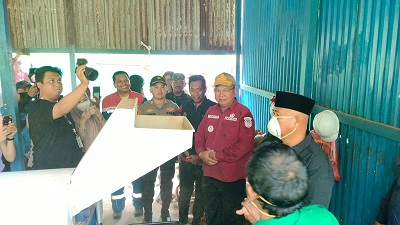 Kapolsek Marangkayu Hadiri Peresmian Pembangkit Listrik Tenaga Surya Bank Sampah Kersik Berseri