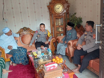 Memperkuat Sinergi Jaga Harkamtibmas Kapolres Bontang Melaksanakan Silaturahim Ke Ketua PCNU Kota Bontang