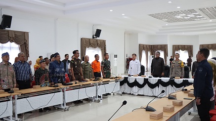 Kapolres Bontang Hadiri Rakor Forkopimda: 400 Personil Siap Amankan Tahapan Pemungutan Suara