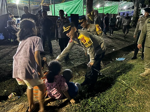 Kapolres Bontang Pimpin Patroli Gabungan: Terimaksih Atas Dukungannya Kota Bontang Tetap Kondusif