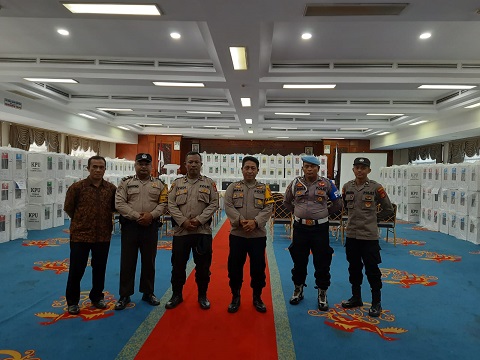 Jaga Situasi Tetap Kondusif Polres Bontang Intensifkan Patroli Pasca Pemungutan Suara