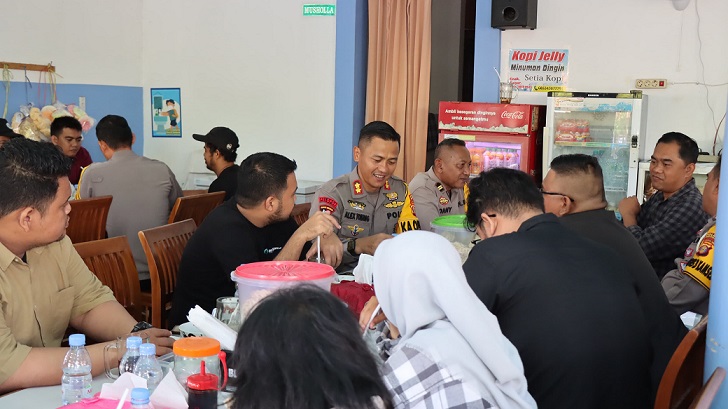 Kapolres Bontang Temu Ramah dengan Awak Media: Menekankan Pentingnya Literasi Media di Era Digital