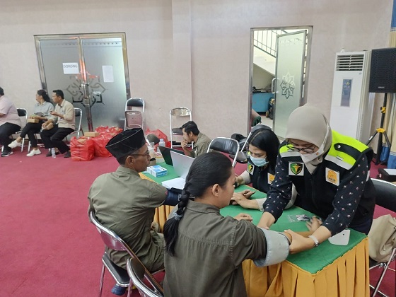 Subsatgas Dokkes Polres Bontang Berikan Layanan Kesehatan untuk Petugas Pengamanan Pemilu 2024