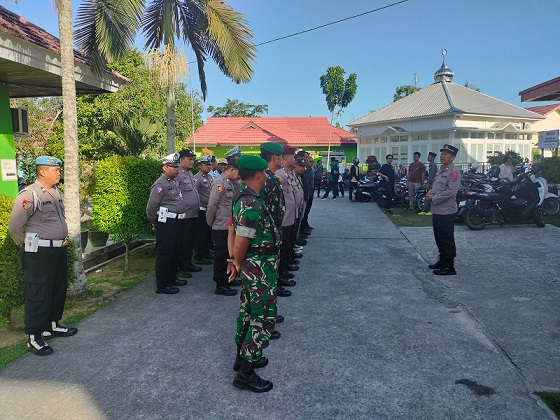 Polres Bontang Amankan Rapat Pleno Rekapitulasi Hasil Perhitungan Suara di Kecamatan