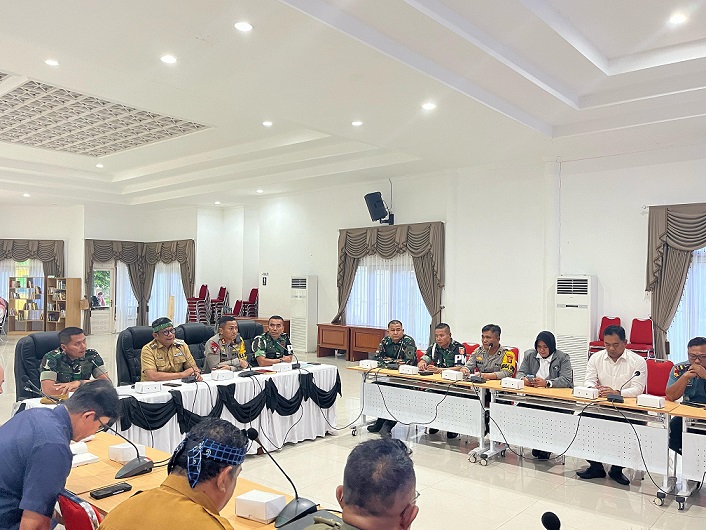 Kapolres Bontang Menghadiri Rakor Kunjungan Presiden RI