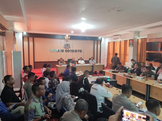 Kapolres Bontang Beserta Unsur Terkait Rakor Persiapan Kunjungan RI