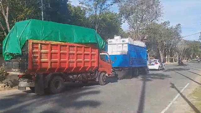 Polres Bontang Pengamanan Dan Pengawalan Pergeseran Kotak Suara Hasil Rekapitulasi di PPK