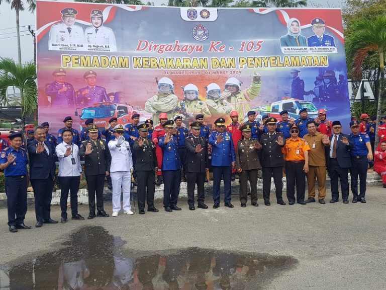 Polres Bontang Siap Bantu Tugas Pemadam Kebakaran dan Penyelamatan