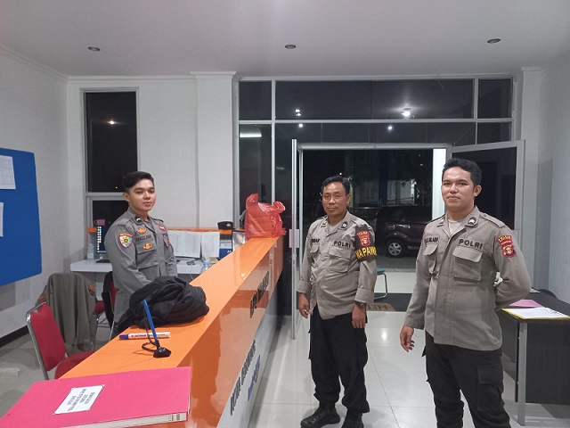 Wa Pawas Kontrol Petugas Pam KPU Pastikan Keberadaan Petugas Pengamanan