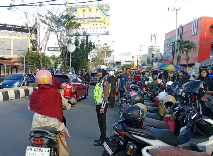 Berikan Rasa Aman dan Nyaman Kepada Masyarakat, Sat Lantas dan Sat Samapta Lakukan Kegiatan Preventif