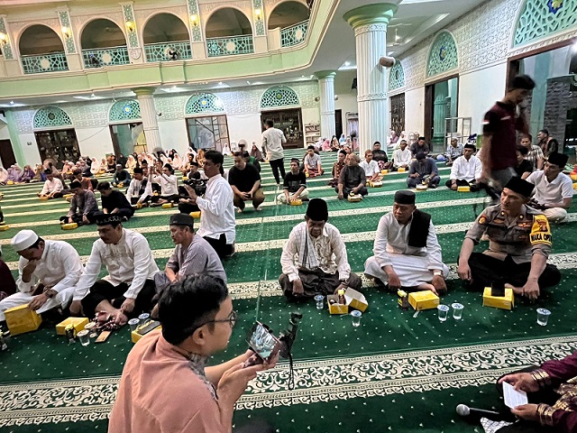 Waka Polres Bontang Bersama Forkopimda Hadiri Peringatan Nuzulul Qur’an