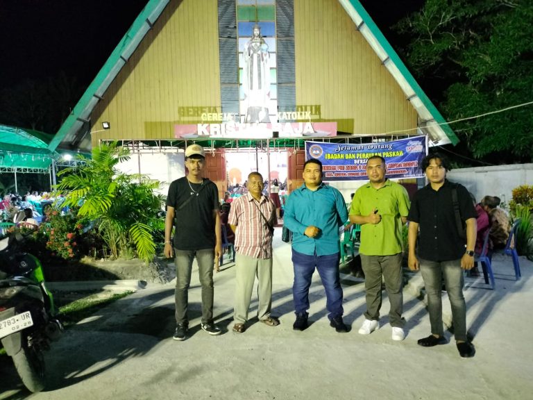 Ciptakan Rasa Aman dan Nyaman Polsek Muara Badak Laksanakan monitoring dan Pengamanan tertutup rangkaian Ibadah Paskah