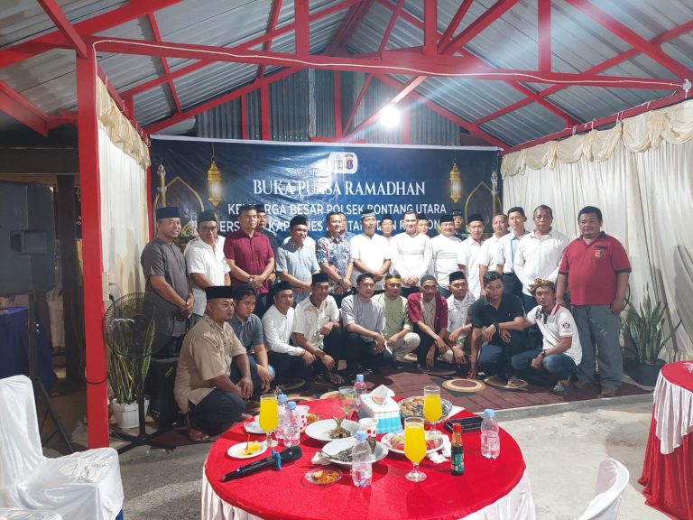 Silaturahmi dan buka puasa ramadhan keluarga besar Polsek Bontang Utara bersama Kapolres Bontang.