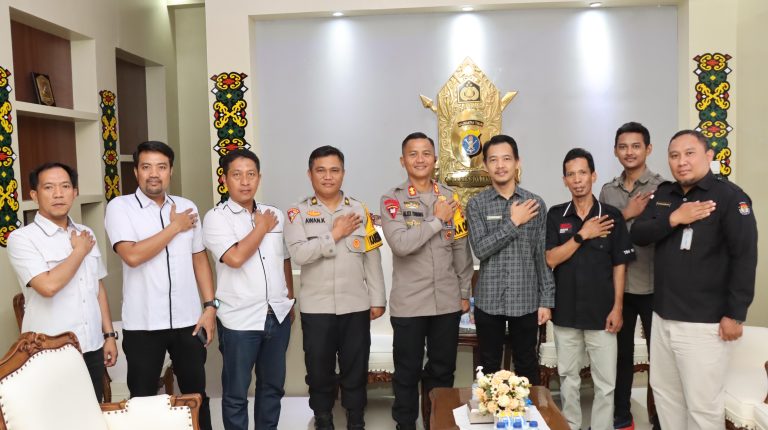 Audiensi Komisioner KPU Kota Bontang dengan Kapolres Bontang: Sinergi Tingkatkan Pemilu yang Berkualitas