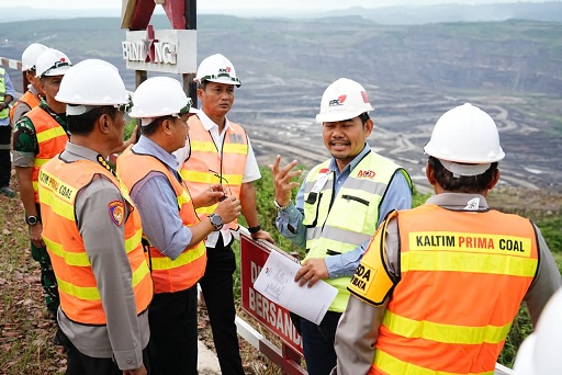Kegiatan Mining Tour Kapolda Kaltim di PT. KPC Kutai Timur