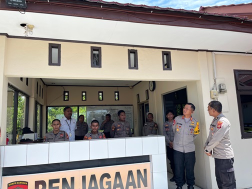 Demi Pelayanan Terbaik, Kapolres Bontang AKBP Alex F. L. Tobing S.I.K Cek Pelayanan SPKT