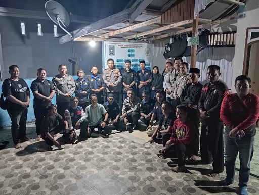 Kapolsek Muara Badak Gelar Kegiatan Bekesah Bersama Perguruan Pencak Silat PSHT
