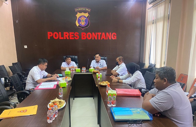 Kegiatan Supervisi Bagian Wassidik Dirreskrimum Polda Kaltim di Polres Bontang
