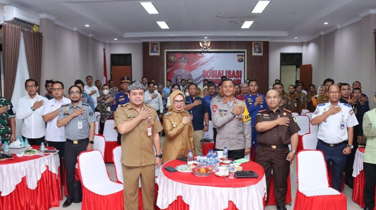 Tingkatkan Kewaspadaan, Kapolres Bontang sosialisasikan Emergency Alarm Bontang Presisi