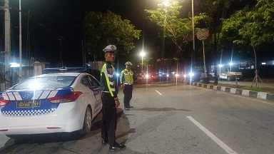 Sat Lantas Polres Bontang, Melaksanakan Giat Patroli preventif ciptakan kamseltibcar lantas