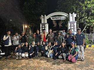 Capta kondis kamtibma, Bhabinkamtibmas Bebas Pantai laksanakan Patroli Malam Bersama FKPM di wiayah Binaan