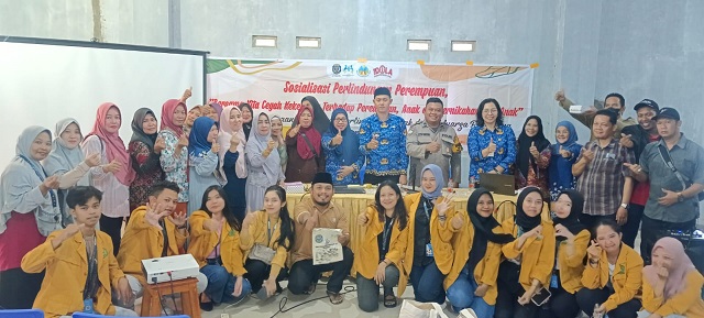 Bhabinkamtibmas Berbas Pantai Aipda Styo Wahyudi Hadiri Sosialisasi Perlindungan Perempuan tingkat Kelurahan