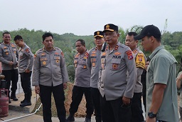 Kapolres PPU Dampingi Kapolda Kaltim Lakukan Pengecekan Pembangunan Polresta Khusus IKN dan Rusun Polri
