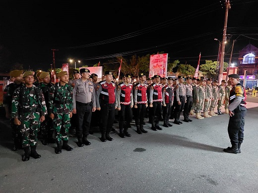 Patroli Gabungan 3 Pilar Solid Cipkon Kamtibmas Kondusif Di Kota Bontang Jelang Pilkada 2024