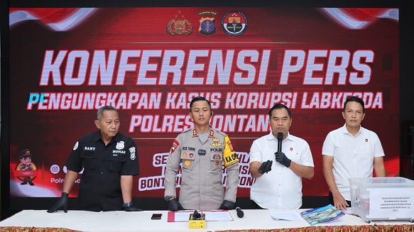 Polres Bontang rilis ungkap Kasus Korupsi Labkesda (Laboratorium Kesehatan Daerah) Bontang