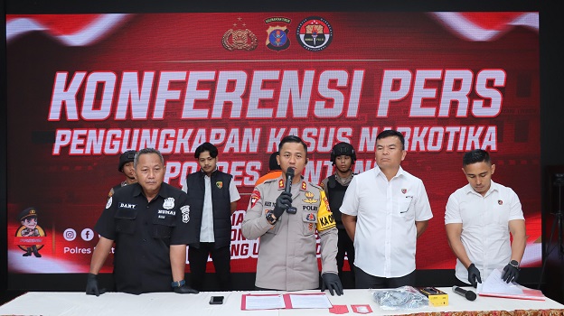 Kapolres Bontang rilis ungkap Kasus penyalahgunaan Narkotika jenis Sabu