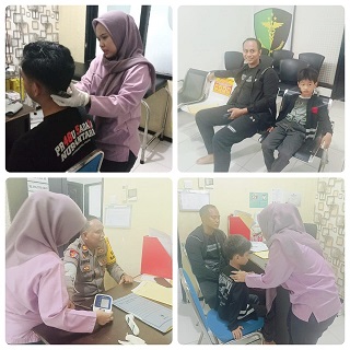 Sidokkes Polres Bontang beri Layanan Kesehatan untuk Personel, ASN, Keluarga Polri