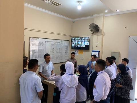Kasat Narkoba Polres Bontang Menghadiri Kegiatan Teman Sebaya Anti Narkotika di Lingkungan Pelajar SMP Kota Bontang