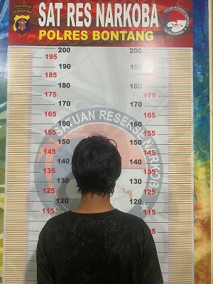 Simpan Sabu Seorang Pria warga Berbas di amankan Polisi