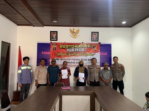 Unit Reskrim Polsek Teluk Bayur Terapkan Restorative Justice dalam Kasus Penganiayaan