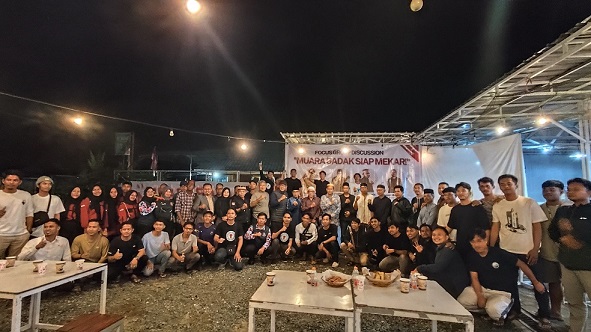 Kanit Intel Polsek Muara Badak hadiri FGD Diskusi Publik Pemekaran Kecamatan Muara Badak