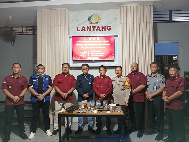 Pengawasan Ketat, Polres Bontang bersaman BNNK Bontang gelar Razia Gabungan dan Tes Urin di Lapas Kelas II A Bontang