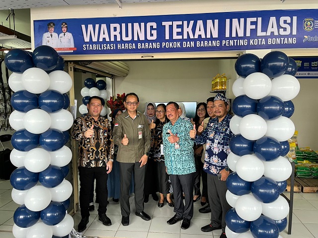 Kapolsek Bontang Selatan hadiri Peluncuran Aksi Perubahan “Stabilitas Harga Bahan Pokok dan Barang Penting” di Pasar Taman Rawa Indah
