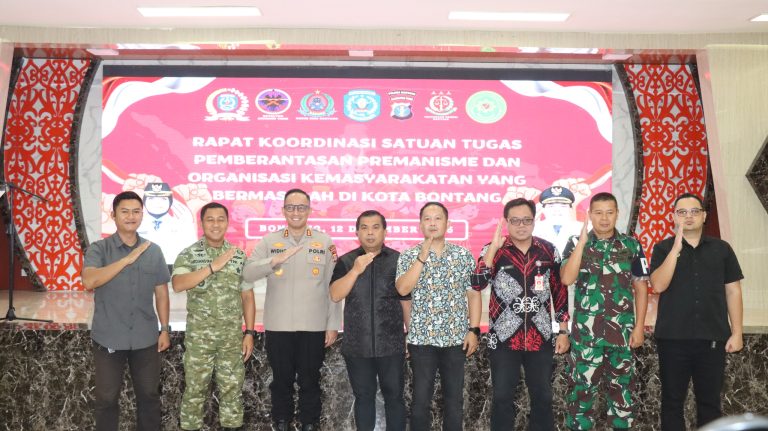 Kapolres Bontang hadiri Rapat Koordinasi Satuan Tugas Pemberantasan Premanisme dan Organisasi Kemasyarakatan diwilayah Kota Bontang