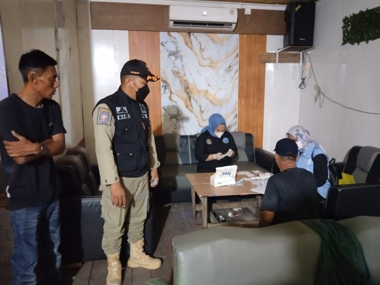 Patroli Gabungan Pencegahan Narkoba di Bontang, 11 Orang Terindikasi Positif Usai Tes Urine