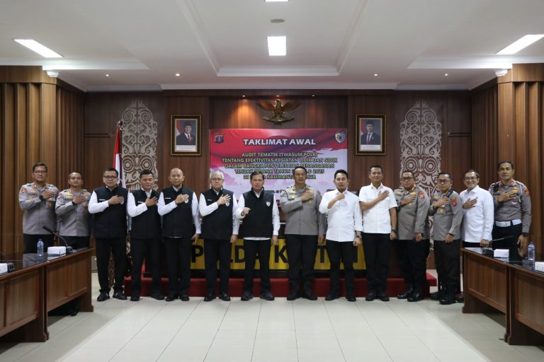 Polda Kaltim Gelar Taklimat Awal Audit Tematik Itwasum Polri Tahun 2025