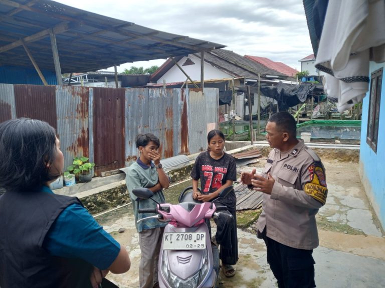 Bhabinkamtibmas Bontang Baru Laksanakan Problem Solving Perselisihan Warga Terkait Kamtibmas Kos-Kosan