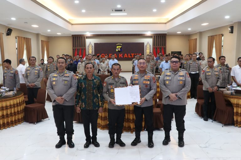 Polda Kaltim Gelar RALB Primkoppol Tahun 2026, Ditandai dengan Pergantian Ketua yang Baru